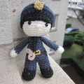 Test crochet - Felton in Police Costume...