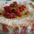 fraisier sans gluten façon tiramisu- printemps