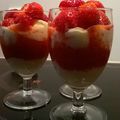 Tes verrines de fraises au mascarpone