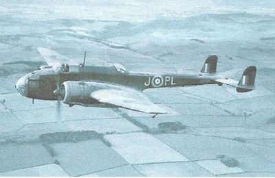 LE 29/30 AOUT 1941 UN HAMPDEN SE CRASH PRES D'ABBEVILLE