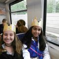 mercredi 20 mai : photos des reines du shopping ! (dans le train et au collège)