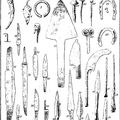 Description d’Armes et d’Objets divers trouvés dans la Sèvre NIORTAISE en amont de Coulon