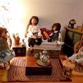 cocooning au salon, fin d'après-midi