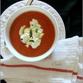 GASPACHO TOMATES CERISES, POIVRONS & MOZZARELLA