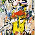 Extrait : "Woman and bycicle" (1952-1953), de Willem de Kooning