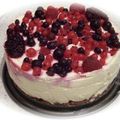 Cheesecake sans cuisson fingers-fruits rouges