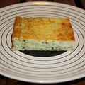 Clafoutis de Courgettes au Chèvre Frais et Fromage aux Fines Herbes