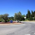 Rond-point à Moustiers Sainte Marie