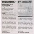 Un p'tit article dans le journal !