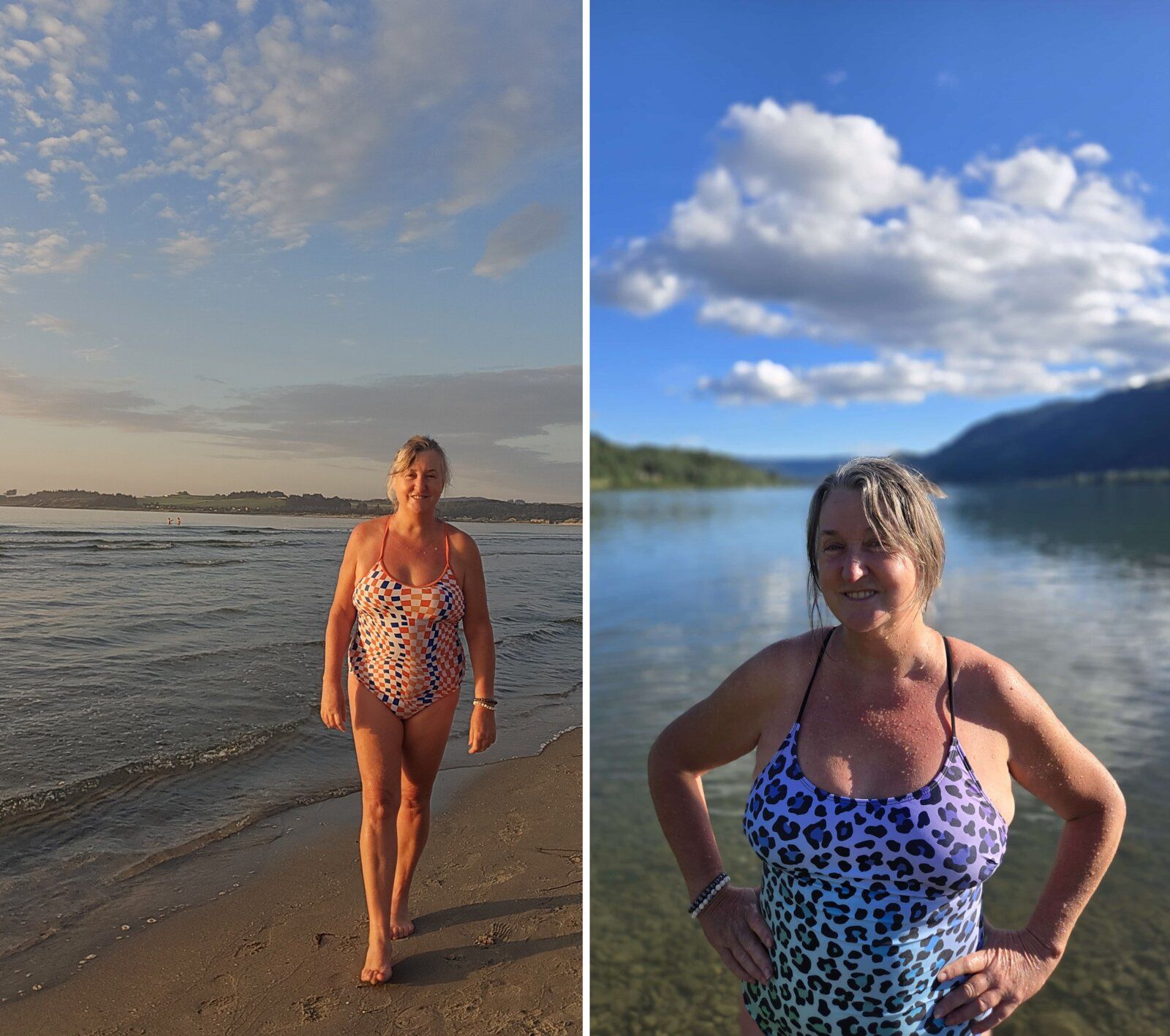 road trip en Norvège, blog voyage, nage en eau froide