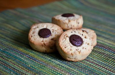 Sablés aux éclats de noisettes caramélisées