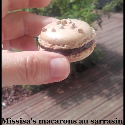 Macarons au sarrasin 