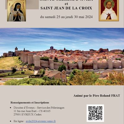Pèlerinage en Castille du samedi 25 au jeudi 30 mai 2024