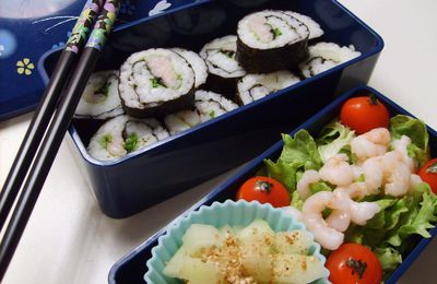 Des makis pour mon bento du lundi