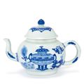 A blue and white teapot, Qing dynasty, Kangxi period (1662-1722)