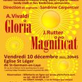 Gloria de Vivaldi le 10 Décembre à St Germain en Laye 