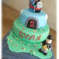 Gâteau 3D Thomas le train