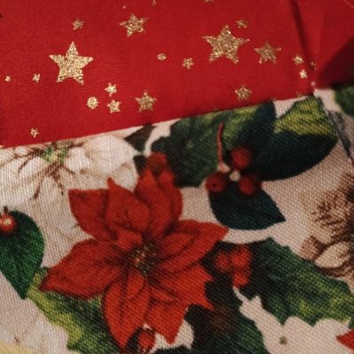 Je refais un napperon de Noël étoile car....
