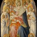 Giovanni dal Ponte (ca. 1385, Florence, Italy - ca. 1438, Florence, Italy), Virgin and Child with Angels, 1425