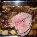 Gigot d'agneau aux pommes boulangères