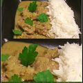 Un tit curry vert d'agneau : Ou comment avoir la goutte au nez alors qu'on est pas enrhumé !