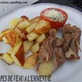 ESCALOPES DE VEAU A L'EMMENTAL