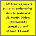 GRANDE PROMOTION dans la boutique vers Grenoble