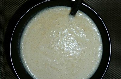 Velouté d'Asperges blanches au tapioca Végétalienne