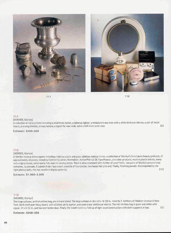 12/09/2001, CHRISTIE'S: Los Angeles - Vente et Catalogue