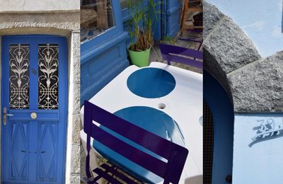 Triptyques de couleur ramenés de Douarnenez (Finistère) en août 2020