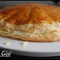 Galette frangipane-chocolat blanc J'ai vu sur le