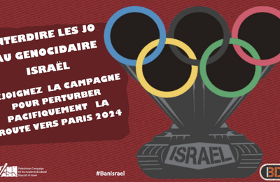 !!ALARME!! Génocide à Gaza: J 174!! Pas de Jeux Olympiques à Paris 'comme si de rien n’était' !