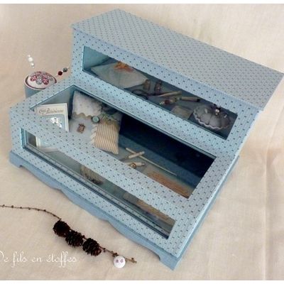 Quand le cartonnage devient souvenir : ma vitrine maison