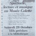 Ce soir venez clôturer la saison du Musée Colette !