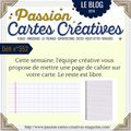 PASSION CARTES CREATIVES - Défi 552