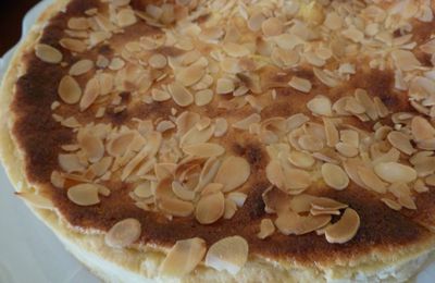 tarte au fromage frais, pomme, citron. 