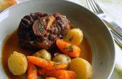 Osso buco de sanglier au ras-el-hanut et au miel, sans gluten et sans lactose