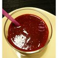 Soupe de framboises