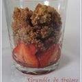 Crumble de fraises aux Spéculoos