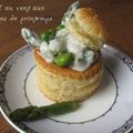 Vol au vent aux légumes du printemps