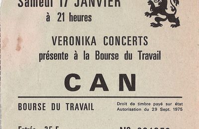 Can - Samedi 17 Janvier 1976 - Bourse du Travail (Lyon)