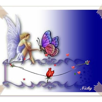ange et papillon