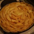 Tarte aux pommes, créme aux épices à ma façon...