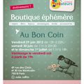 "Au Bon Coin" Boutique éphémère