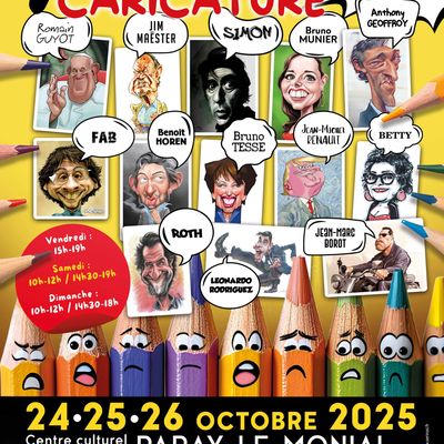 Neuvième édition du Festival de la Caricature à PARAY-LE-MONIAL 71 - 2025