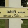 LARUEL Maurice (Vineuil) + 27/08/1916 Bar le Duc (55)