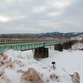 Un train sur un pont