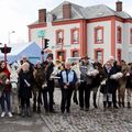 A HIRSON, LE SYNDICAT DE MADELEINE FRAILLON PREND PLAISIR A FAIRE DEFILER SES AMIS.