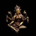 A gilt-copper figure of Vasudhara, Nepal, 14th century