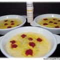 CREMES BRULEES A LA FRAMBOISE